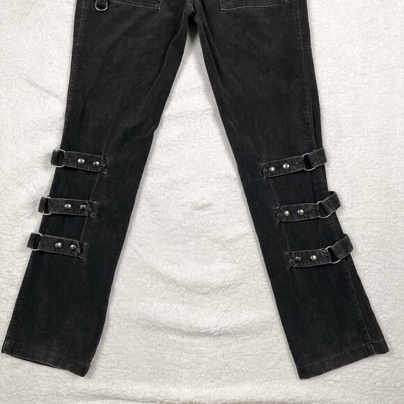 Y2K Euro Made in Italy Susan Small Bondage Corduroy Pants Sz EU 40 Waist 28 Vtg - Picture 9 of 16